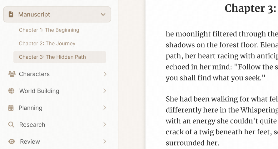 Story Management Mockup
